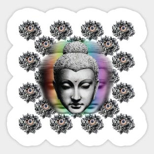 Buddha's eyes Sticker